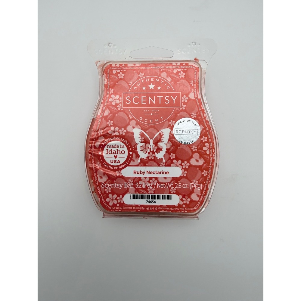 Scentsy Ruby Nectarine Bar Waxโ Melt Authentic Home Fragrance